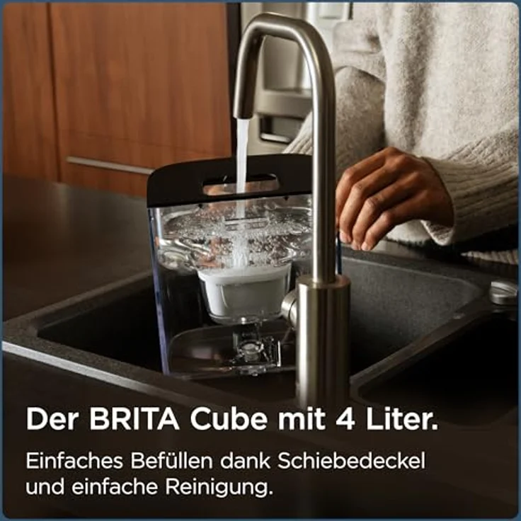 BRITA Heißwasserspender Cube, 4 l, 2150 W, einstellbares Tassenvolumen & Temperatur, MAXTRA PRO Filter, selbstreinigend, UV-C-Technologie – Bild 6