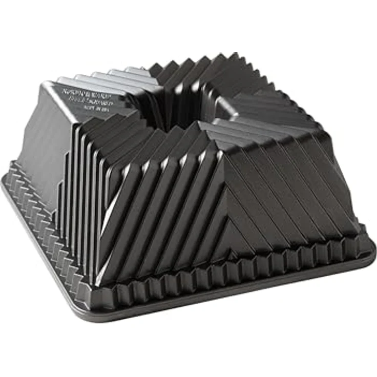 Nordic Ware Gugelhupffanne, quadratisch, Einheitsgröße, Gold – Bild 2