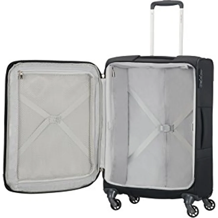 Samsonite Base Boost - Spinner L Erweiterbar Koffer, 78 cm, 105/112.5 L, Schwarz (Black) – Bild 3