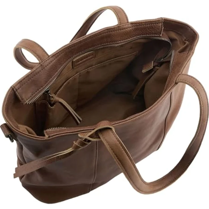 FredsBruder My Forever Friend Shopper Tasche aus 100% Leder, 41 cm, braun – Bild 3