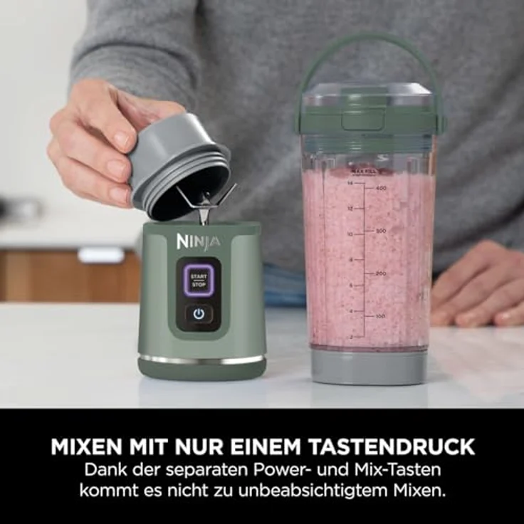 Ninja Blast Kabelloser Mixer - Waldgrün BC151EUEM – Bild 13