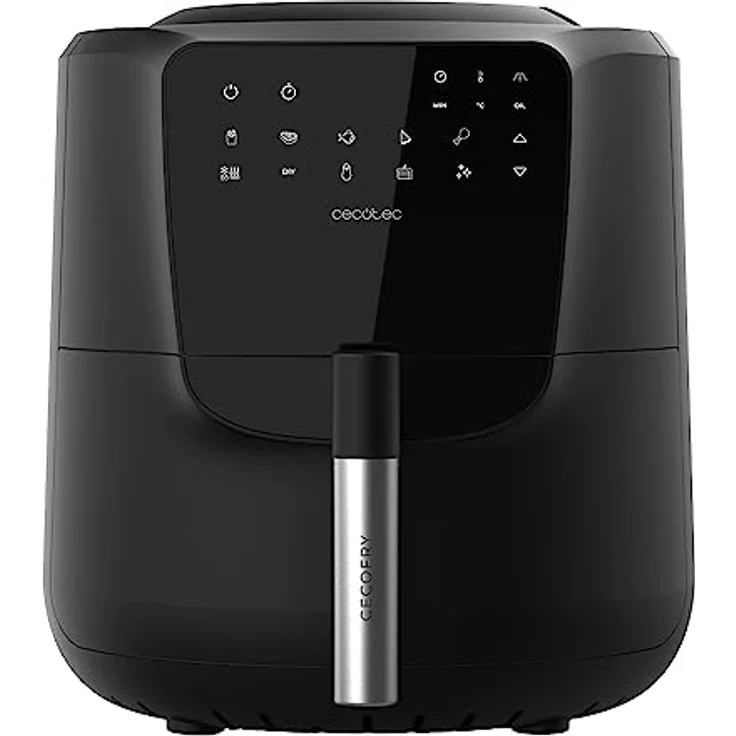 Cecotec Heißluftfritteuse Cecofry Rain. 5,5 l, integrierte Ölbrause, 7 Stufen, fortschrittliche Technologie, 1550 W, Touchpanel. – Bild 2