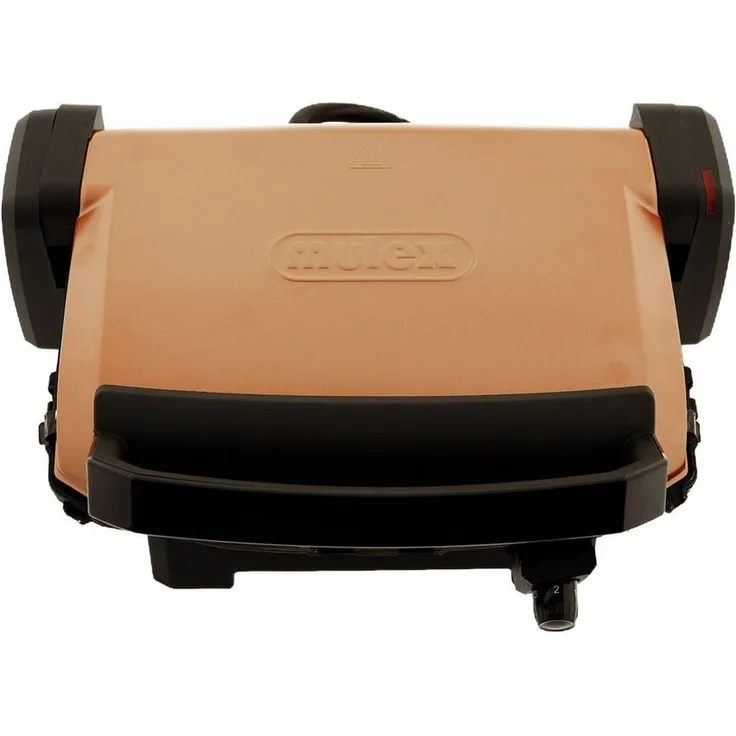 Mulex Sandwichmaker Grill & Sandwich-Toaster MX045 1.800 Watt, Platz für bis zu 6 Sandwiches, 180° Öffnungsmöglichkeit, Antihaftbeschichtung, 3 Stufen Temperaturregler
