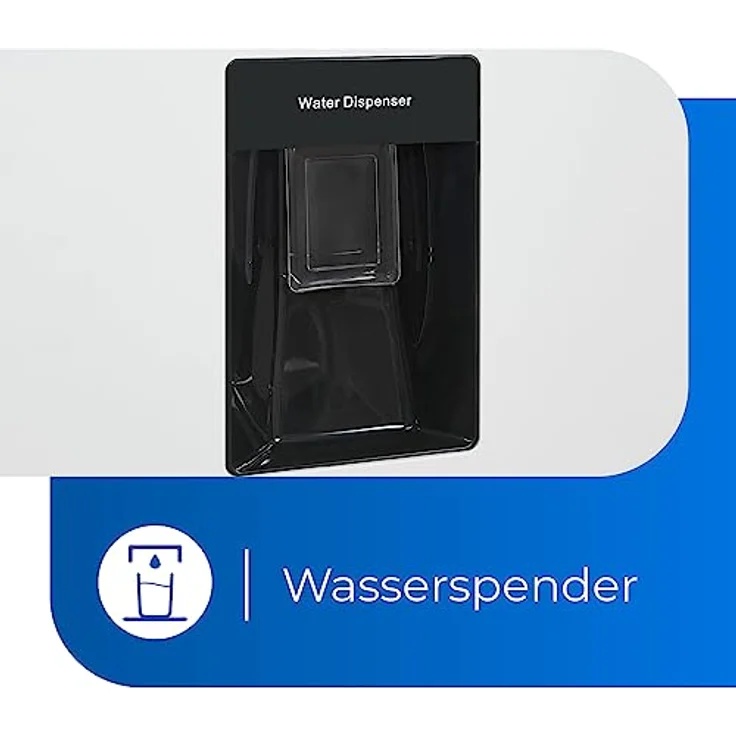 Exquisit Kühl-Gefrierkombination KGC320-95-E-WS-040C weiss | 313 l Nutzinhalt | Kühlgefrierkombination freistehend mit Wasserspender | Alarm | 4 Sterne gefrieren – Bild 3