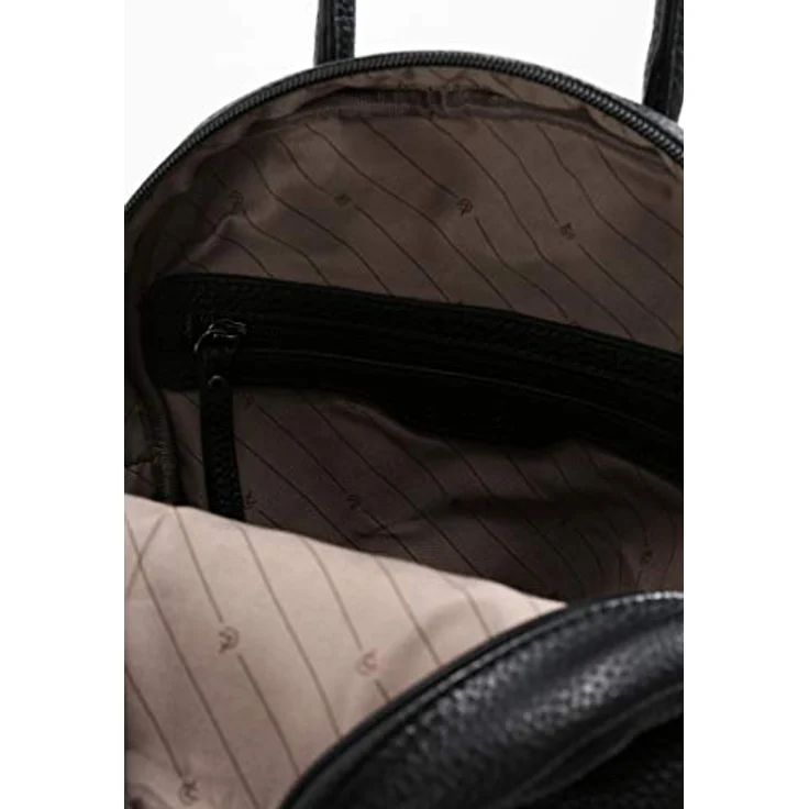 L.Credi Budapest City Rucksack, 29 cm, schwarz, 100% Polyurethan – Bild 4