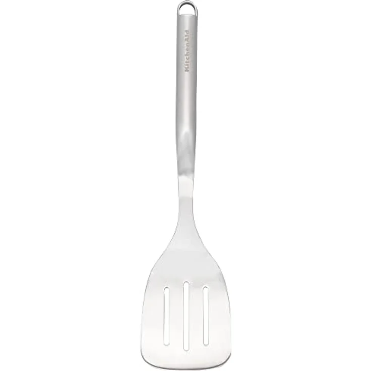 KitchenAid Premium Edelstahl-Fischheber, geschlitzter Lebensmittelwender, hitzebeständig bis 260°C – Bild 1