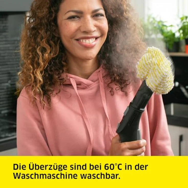 Kärcher Handdüse Überzugsset, Hochwertige Feinstfaser für gründliche Reinigung auf Hartflächen, mit Gummizug, weiß - Preisvergleich – Bild 5