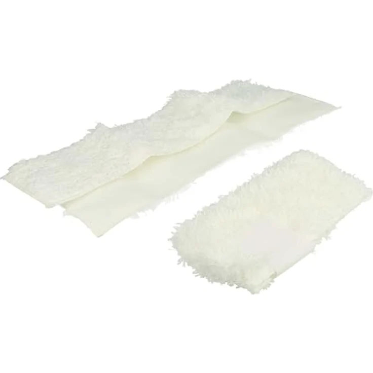 vhbw 8-tlg. Dampfreiniger Zubehör-Set, kompatibel mit Kärcher K 1501/K 1701, Mikrofaser-Reinigungstücher in gelb und weiß – Bild 2