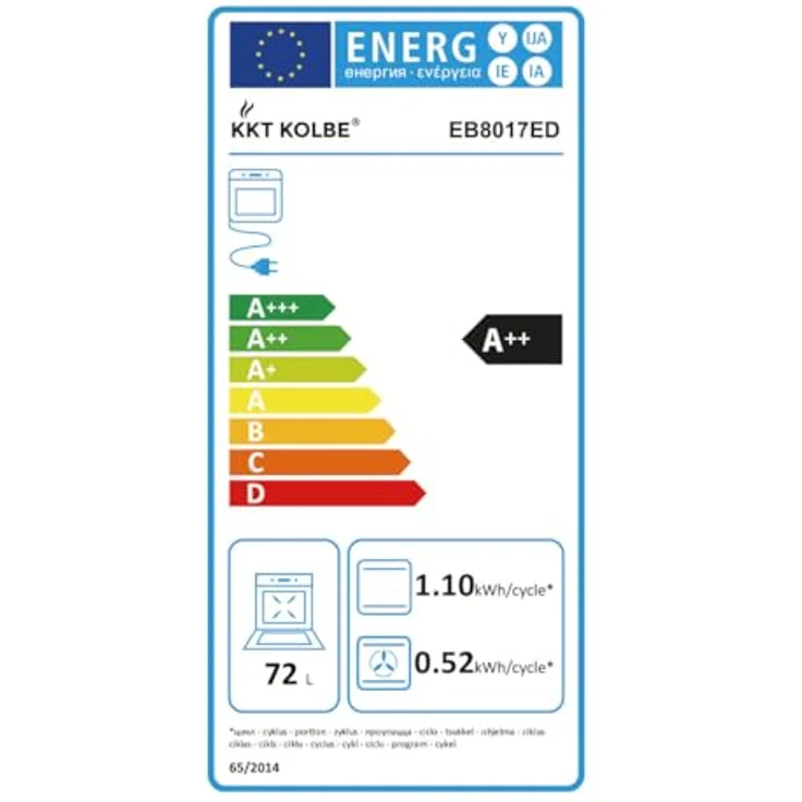 KKT KOLBE Backofen und Induktionskochfeld SET8017IH77FZ, eingebautes Set mit SensorTouch, Katalysereinigung und 11200W Leistung – Bild 9