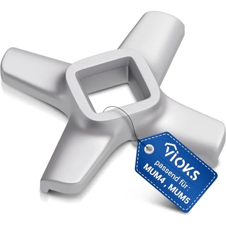 Messereinsatz Messer für Bosch Küchenmaschine Fleischwolf Ersatz für 00620949 620949 Ersatzmesser aus Edelstahl für MUM5 MUM4 MFW15 MF155 MK44 MUZ4FW MUZ5 Passend für Siemens 00020468 00028887