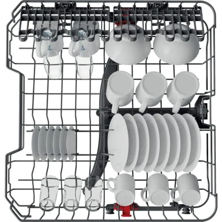 Whirlpool WH4FFC14BN6X, Freistehender Geschirrspüler mit 14 Maßgedecken, Edelstahl Schwarz, 44 dB, Energieeffizienzklasse A – Bild 8