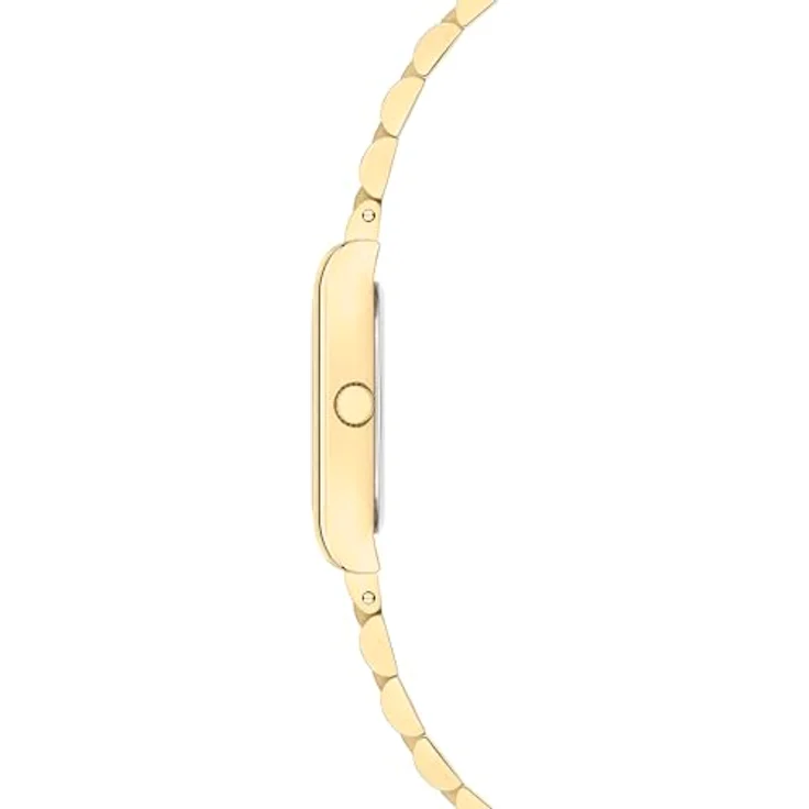 Liebeskind Berlin Quarzuhr Classic Square LT-0476-MQ, Damenarmbanduhr mit Edelstahlarmband, rechteckiges Gehäuse, silbernes Zifferblatt mit Sunray-Look – Bild 3