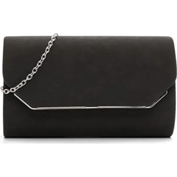 Tamaris Amalia Clutch Bag, elegante Clutch in Darkgrey mit abnehmbarer Kette und geräumigem Hauptfach – Bild 1