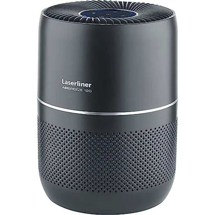 Laserliner AirBreeze 120 Luftreiniger 30m² Schwarz, Luftreiniger, Schwarz
