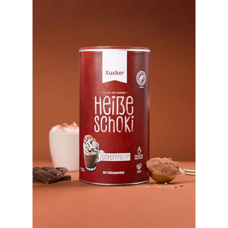 Xucker Trinkschokolade mit Xylit Zuckerfrei 800g – Bild 5