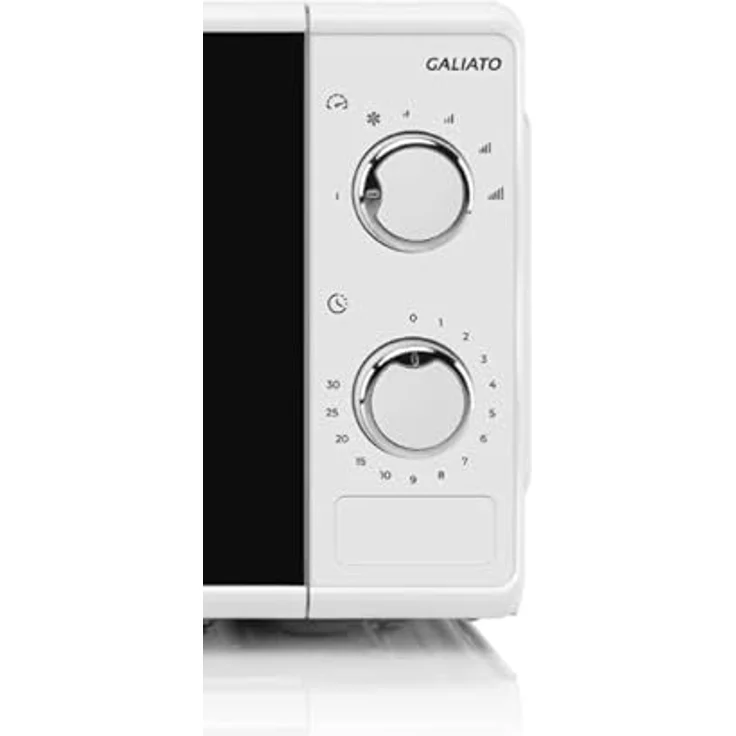 ETA Mikrowelle Galiato I 6 Stufen I Auftauen I Erwärmen I 700W I bis zu 30 min Timer I 17 Liter I Weiß – Bild 2