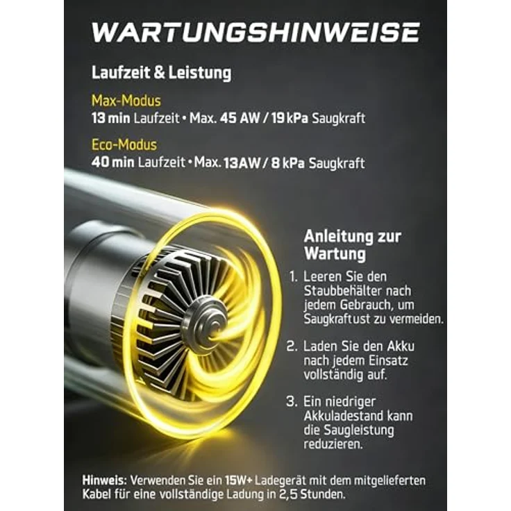Fanttik Slim V8 Apex Akku-Autostaubsauger, 19000 Pa Saugkraft, 4-in-1 Multifunktion, tragbar, Rot – Bild 3