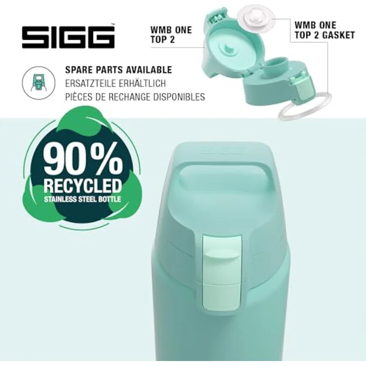 SIGG Trinkflasche Shield One Glacier 0,75L, hellblau – Bild 5
