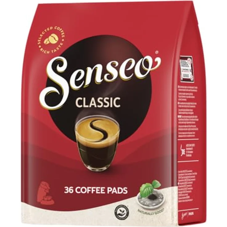 Senseo Kaffeepads Classic / Klassisch, Intensiver und Vollmundiger Geschmack, Kaffee für Kaffepadmaschinen, 360 Pads – Bild 7