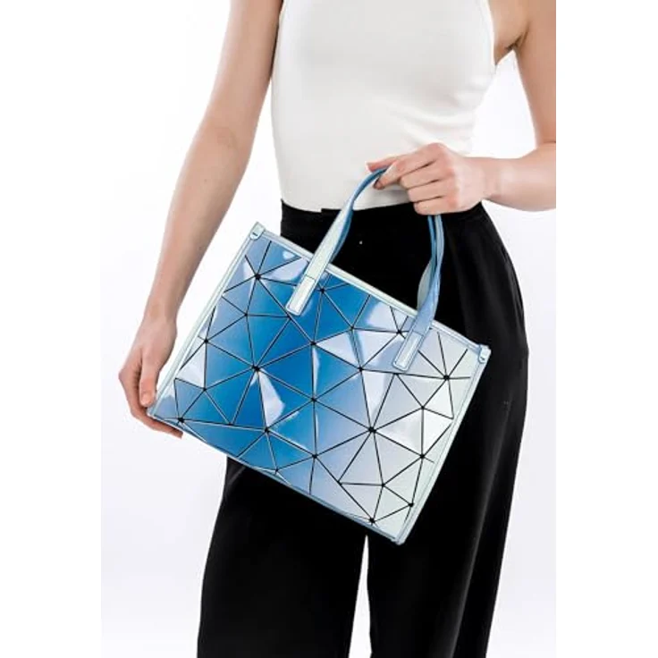 SURI FREY Shopper SFY SURI Sports Jessy-Lu finish, lackierter Einkaufstasche mit Reißverschluss und Mustermix-Design, Damen – Bild 4