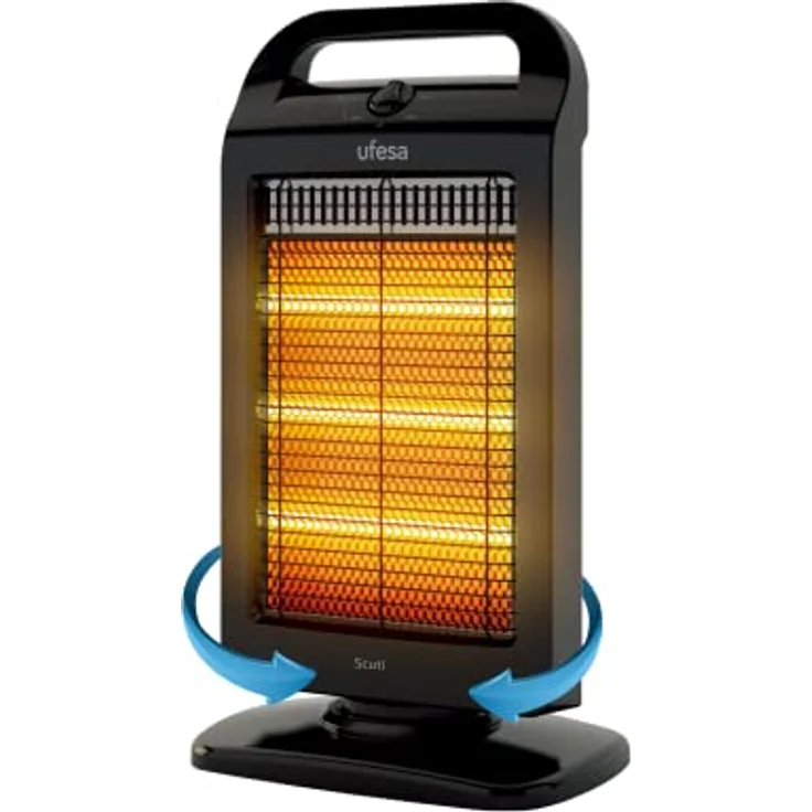 Ufesa 83605511 Scuti Halogenheizung, 1200, Schwarz – Bild 2