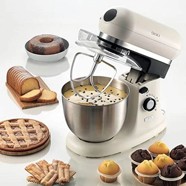 Ariete Classica Küchenmaschine aus Perlmutt Ariete 1588/07, Küchenmaschine, Weiss – Bild 4