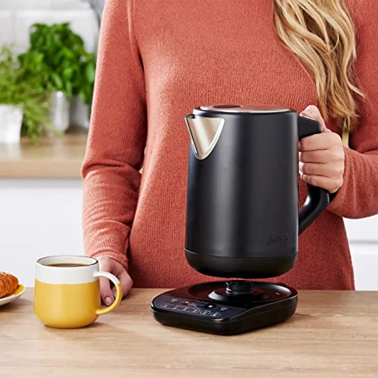 Ninja KT200EU Wasserkocher, 1,7 Liter, 3.000 Watt, 6 voreingestellte Temperaturen, Warmhaltefunktion, schwarz – Bild 2