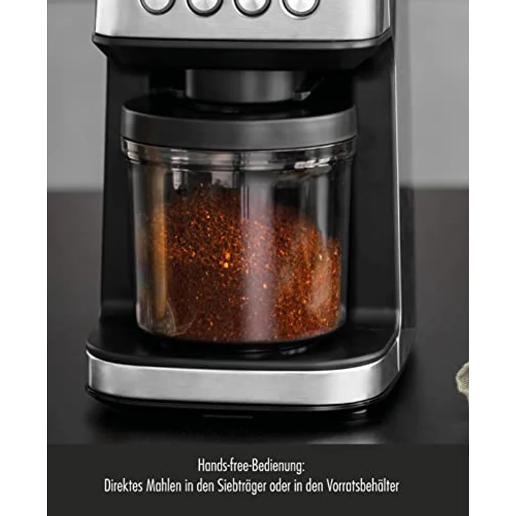 Gastroback 42643 Design Kaffeemühle Digital Schwarz – Bild 4