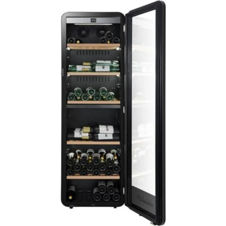 La Sommelière APOGEE190DZN 2-Zonen Weinkühlschrank mit kontrollierter Luftfeuchtigkeit, 181 Flaschen Kapazität, Anti-Vibrations-System, UV-Schutz, schwarz – Bild 2