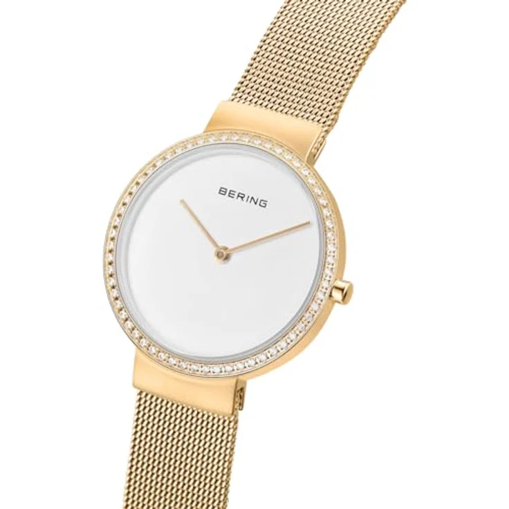 Bering Classic Armbanduhr Gold, Analoguhr, 31 mm – Bild 2