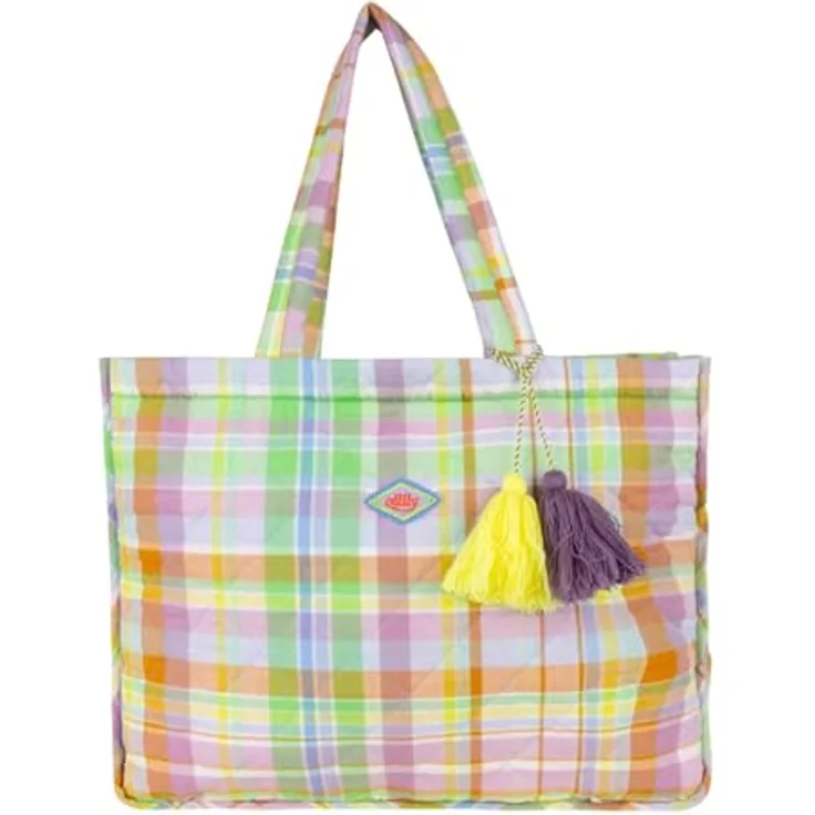 Oilily Merrymeadow Sanny Shopper Tasche, mehrfarbig, 100% Baumwolle, 46 cm x 11 cm x 37 cm, buckthorn brown