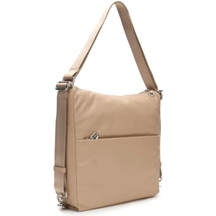 Mandarina Duck MD20 Schultertasche aus Leder, 32.5 cm, weiß – Bild 3