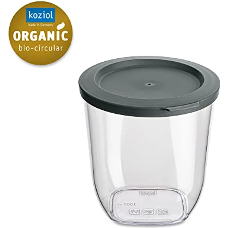 Koziol Storage Container Connect Dry Storage S, 1 l, luftdicht, stapelbar, BPA-frei, 100 % CO2-neutral – Bild 2