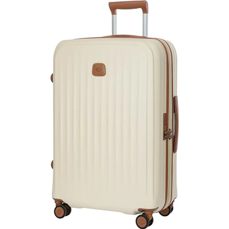 Bric's Taormina Trolley 69 cm Exp. in Cream Beige, erweiterbar von 77 auf 84 Liter, mit robustem Polycarbonat, vier Rollen und TSA-Zahlenschloss – Bild 5