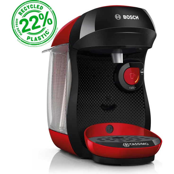 TASSIMO Kapselmaschine TAS103E, Just Red, 1400 W Leistung, Made in Europe – Bild 1