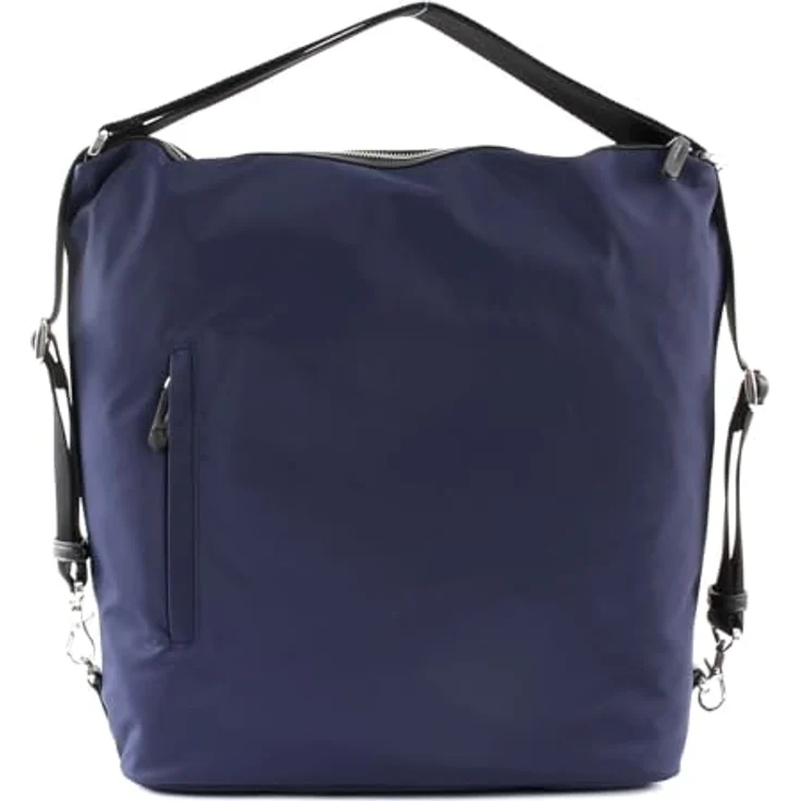 Mandarina Duck Hunter Hobo Backpack VCT10, 2in1 Rucksack-Tasche aus Polyester, großes Hauptfach für A4-Ordner, schwarz – Bild 3