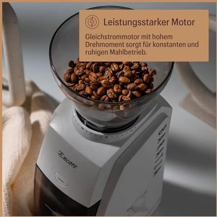 Baratza Encore (ZCG485BLK4FEU1A), Präzisions-Kaffeemühle mit 40 Mahlgraden, Schwarz – Bild 8
