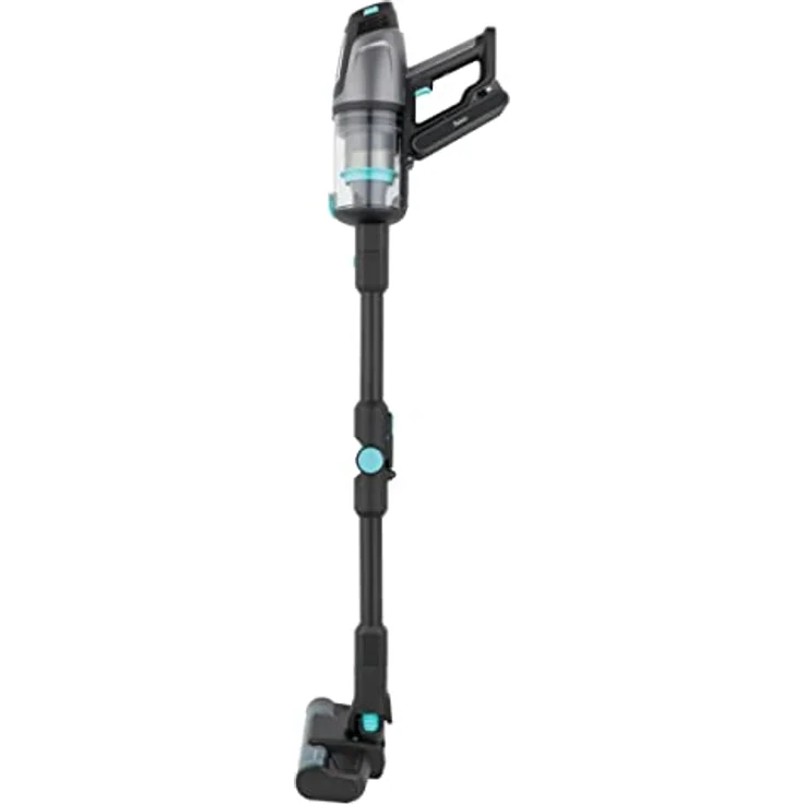 Fakir Bolt X Plus Aqua 8472 Akku-Staubsauger, kabelloser Staubsauger mit 550 Watt, HEPA-Filter, 3000-mAh-Akku, Schnellladung, 600ml Staubbehälter, LCD-Display, 4 Leistungsstufen, LED-Düse, Knickrohr, – Bild 3