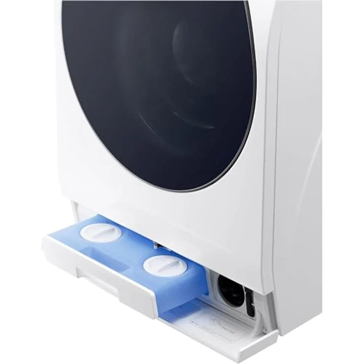 LG Waschtrockner SIGNATURE LSWD099X, 12,00 kg, 7 kg, 1600 U/min, Steam, AquaLock®, TurboWash®, ezDispense®, Dual Inverter, LCD-Display - Weiß – Bild 6