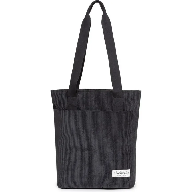 Eastpak Shopper SHOPP'R TOTE RIBS BEIGE, Einkaufstasche aus Polyamid mit Reißverschluss, 20 l Volumen, doppelter Henkel