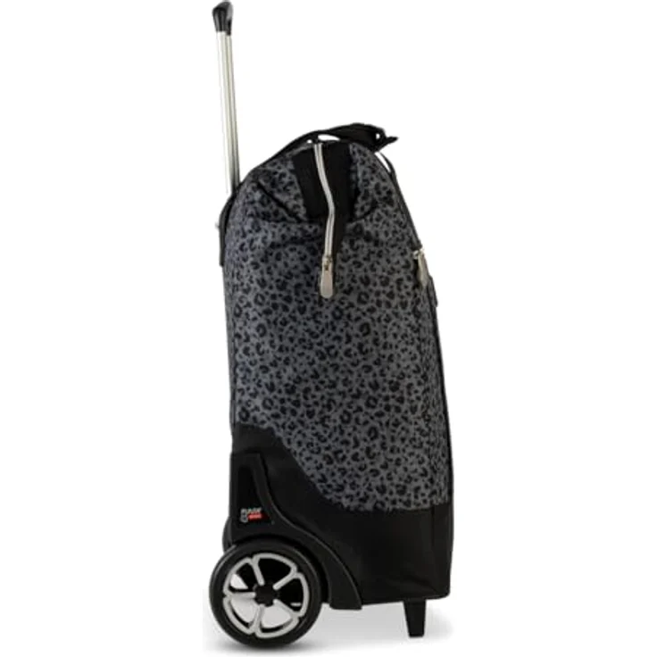 Punta Big Wheel Einkaufstrolley 62 cm, grau, 100% Polyester, kompakte Maße 38 x 28 cm – Bild 4