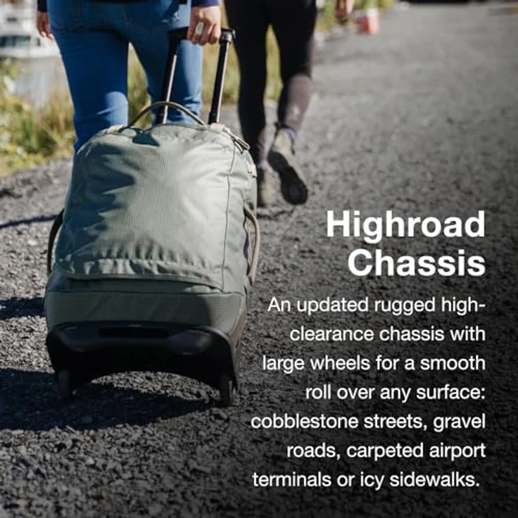 Osprey Transporter Wheeled Carry On Reisetasche, 50 cm, Blau, 38 l, Handgepäck, mit Reißverschlussfach und praktischen Taschen – Bild 4