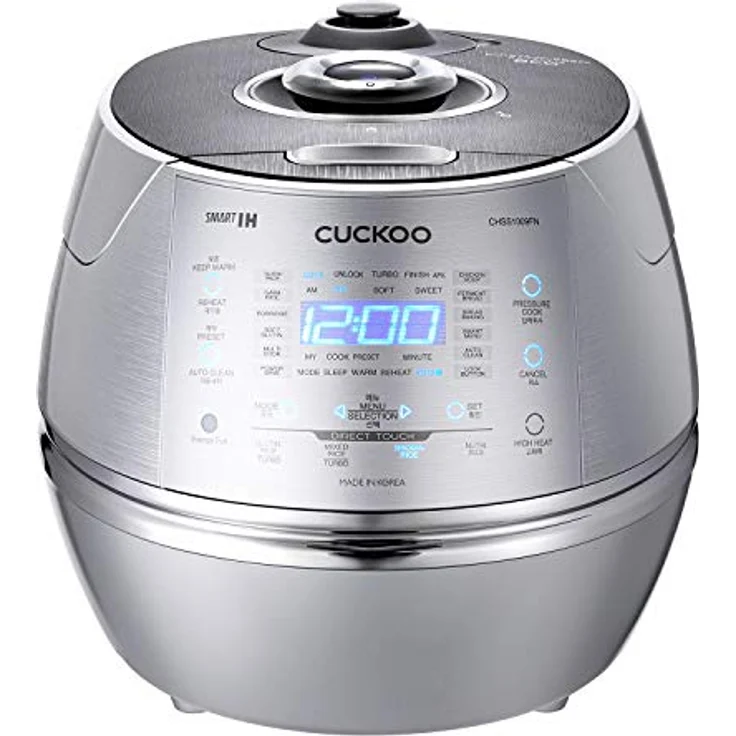CUCKOO CRP-CHSS1009FN Dampfdruck-Reiskocher, programmierbar, aus Edelstahl – Bild 3