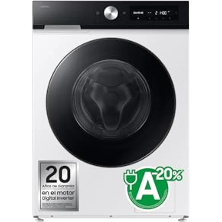Samsung WW11DB7B94GEU3 Waschmaschine, 11 kg, SmartThings und AI Ecobubbe™, Klasse A, Weiß