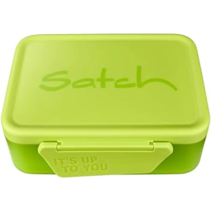 Satch Lunchbox Brotdose, Tritan, 1-tlg. mit Trennfach für Obst und Gemüse, farbenfroh – Bild 1