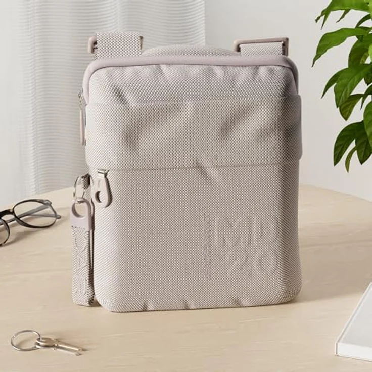 Mandarina Duck Umhängetasche 21 cm, braun, 100% Polyester, kompakte Größe (21 cm x 3 cm x 24 cm) – Bild 2
