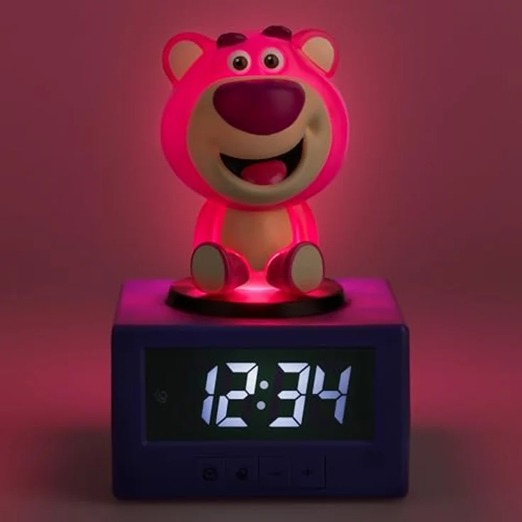Paladone Products Toy Story Icon Wecker Lotso, offiziell lizenzierter Wecker für ein unterhaltsames Aufstehen – Bild 4
