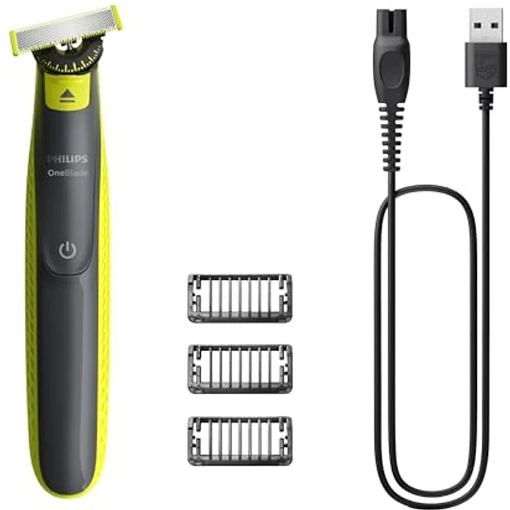 Philips OneBlade Pro 360 QP2724/23 Detail-Trimmer Schwarz, Elektrorasierer mit revolutionärer OneBlade-Technologie – Bild 2