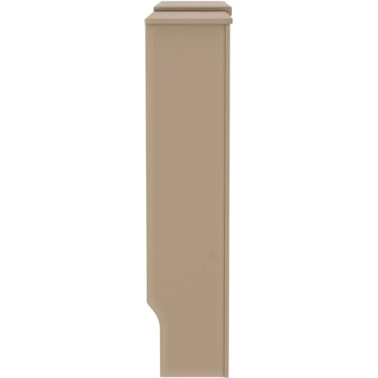 vidaXL MDF Heizkörperverkleidung, einstellbar von 142-205 cm, modernes Lattenrost-Design, robust und langlebig – Bild 8