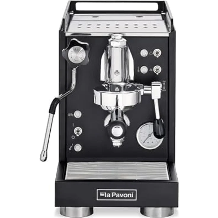 La Pavoni New Mini Cellini Espressomaschine, Pumpendruckmanometer, Edelstahlgehäuse – Bild 2